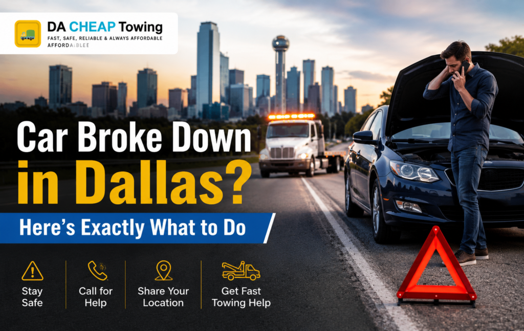 Car broke down dallas - da towing company