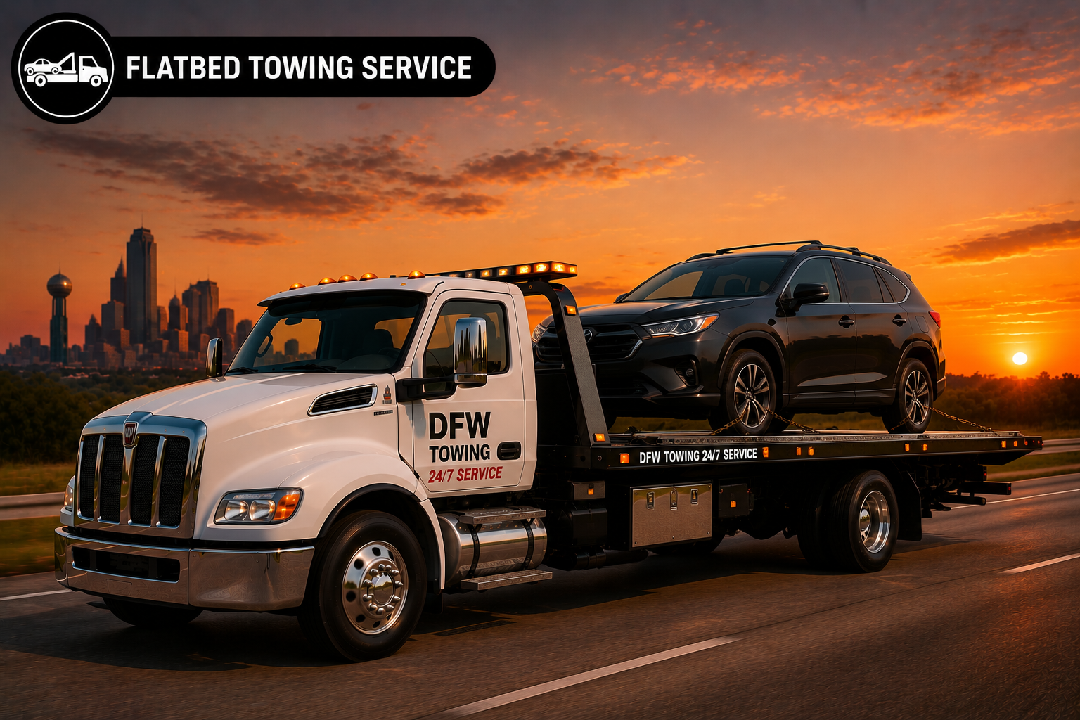 Flatbed Towing Service DFW Tx