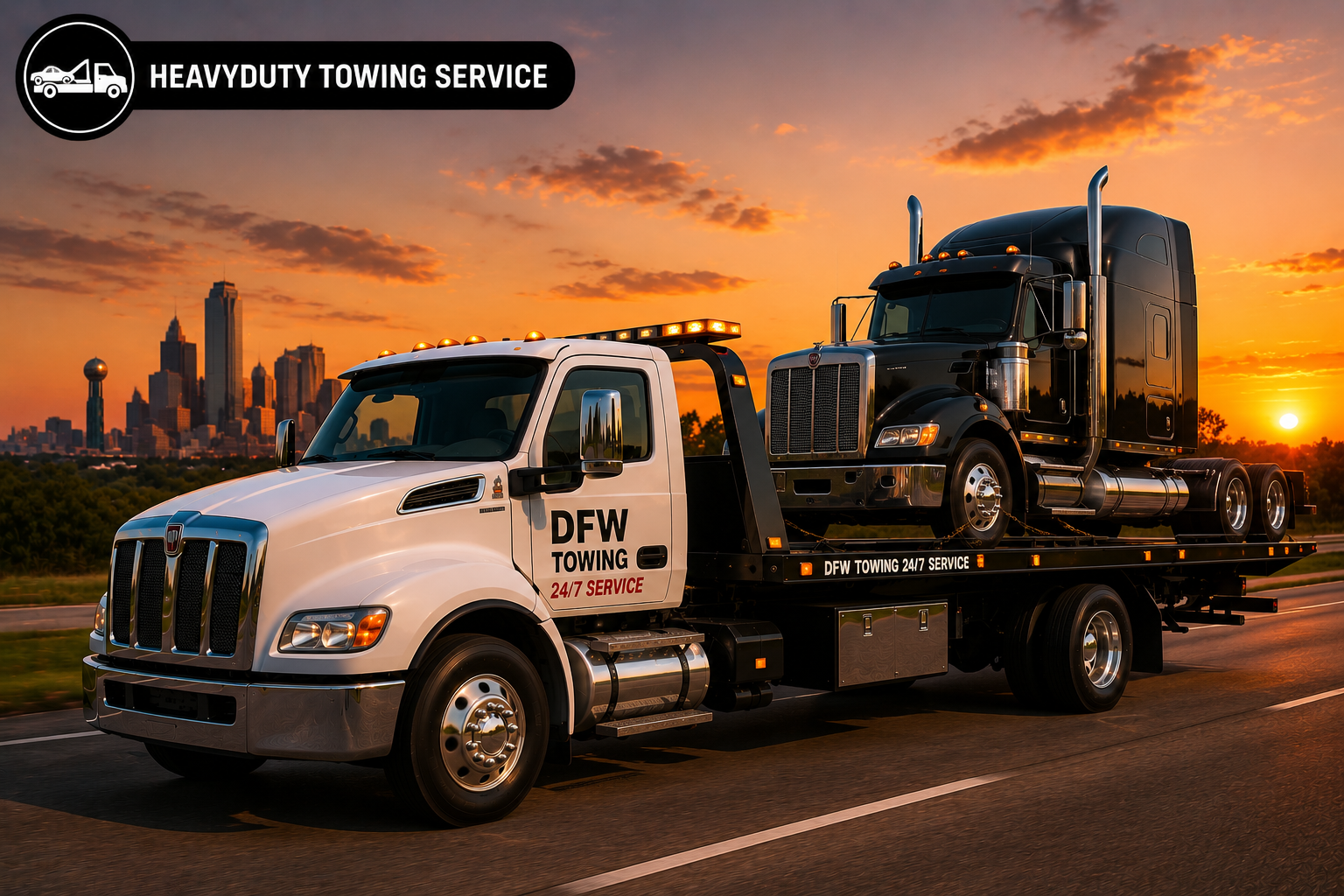 Heavyduty towing Service DFW TX