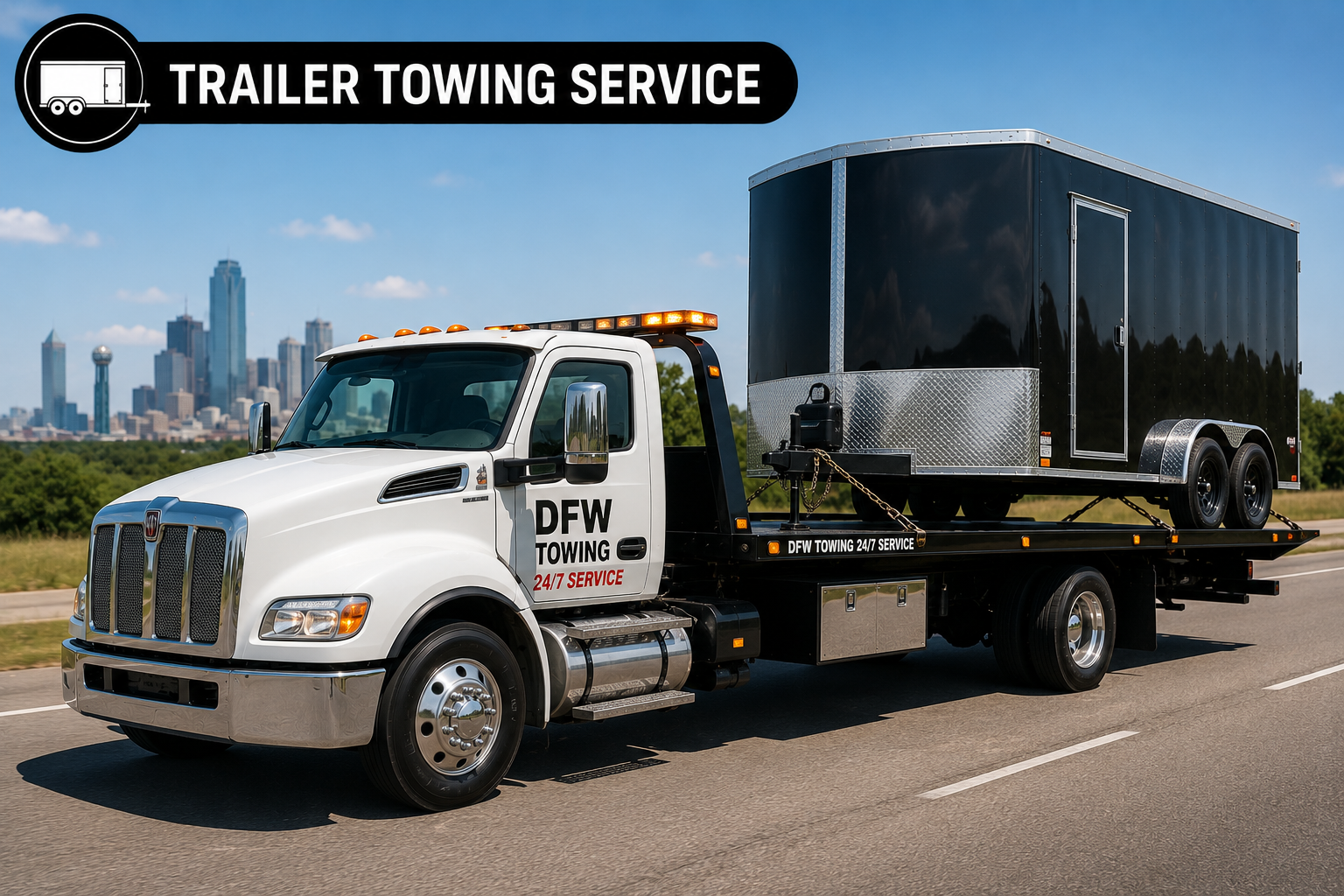 Trailer Towing Service DFW TX