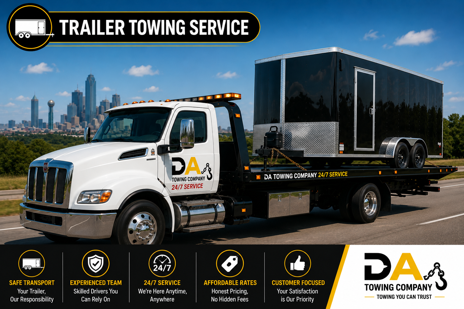 Trailer Towing Service DFW TX