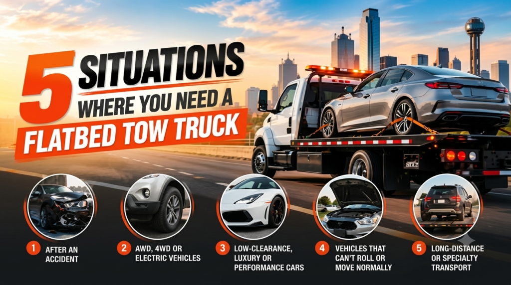 Flatbed Tow Truck